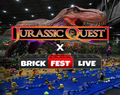 Jurassic Quest x Brick Fest
